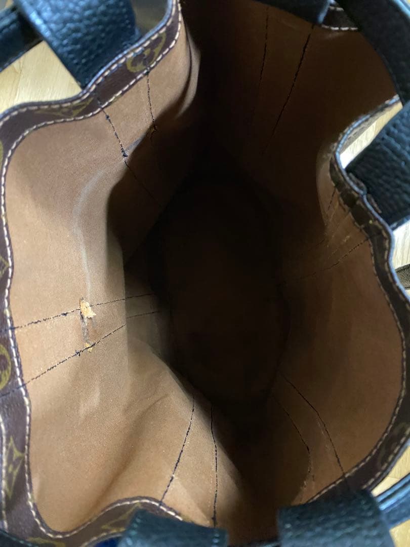 Louis Vuitton モノグラムバッグ大モデル 巾着 リペア品
