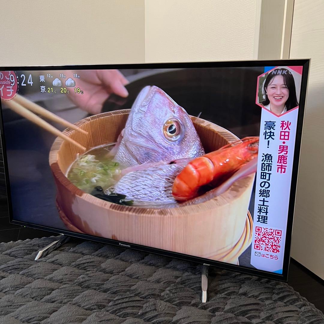 【美品】パナソニック4K液晶テレビ TH-43DX750