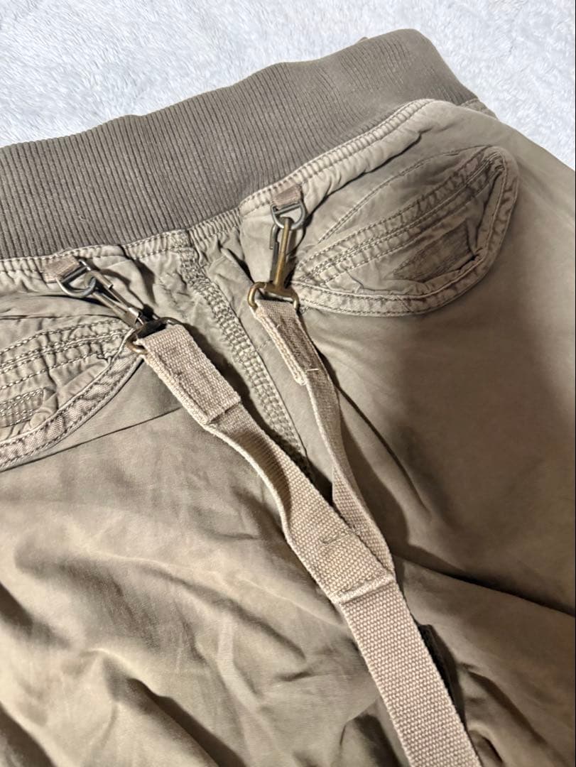 【goa】00sビンテージカーゴパンツ　サスペンダー付き