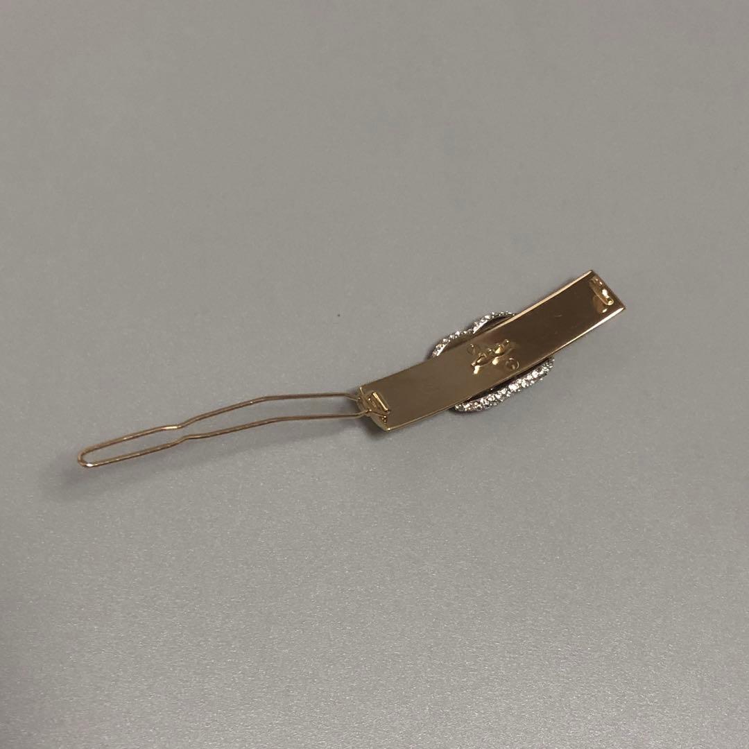 値下げ‼️シャネル ココマーク バレッタ ヘアアクセサリー ラインストーン