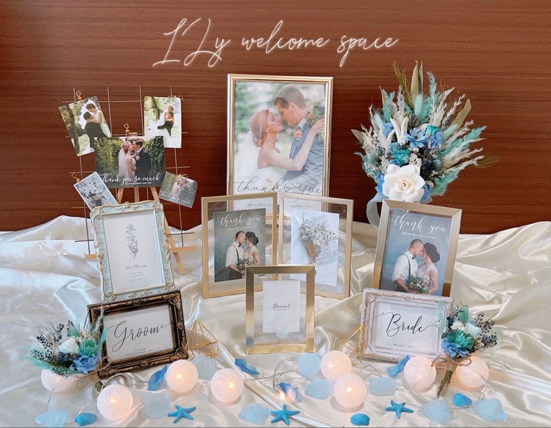 422.❤︎海リゾート　ブルー　結婚式　ミールヘーデンウェルカムスペースまとめ売り