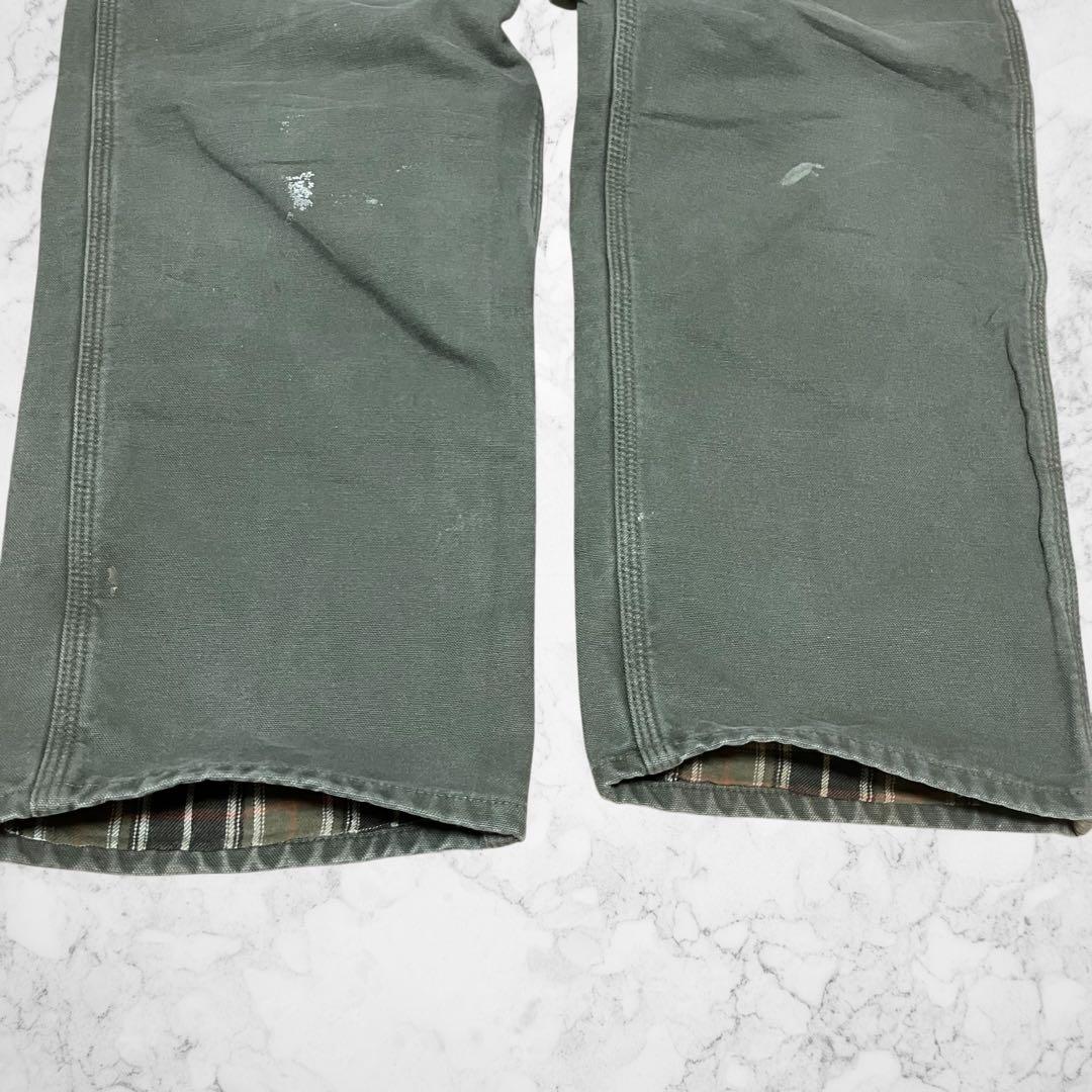 た*ち様 carhartt ダッグ　ペインターパンツ　チェックフランネル　モスグ