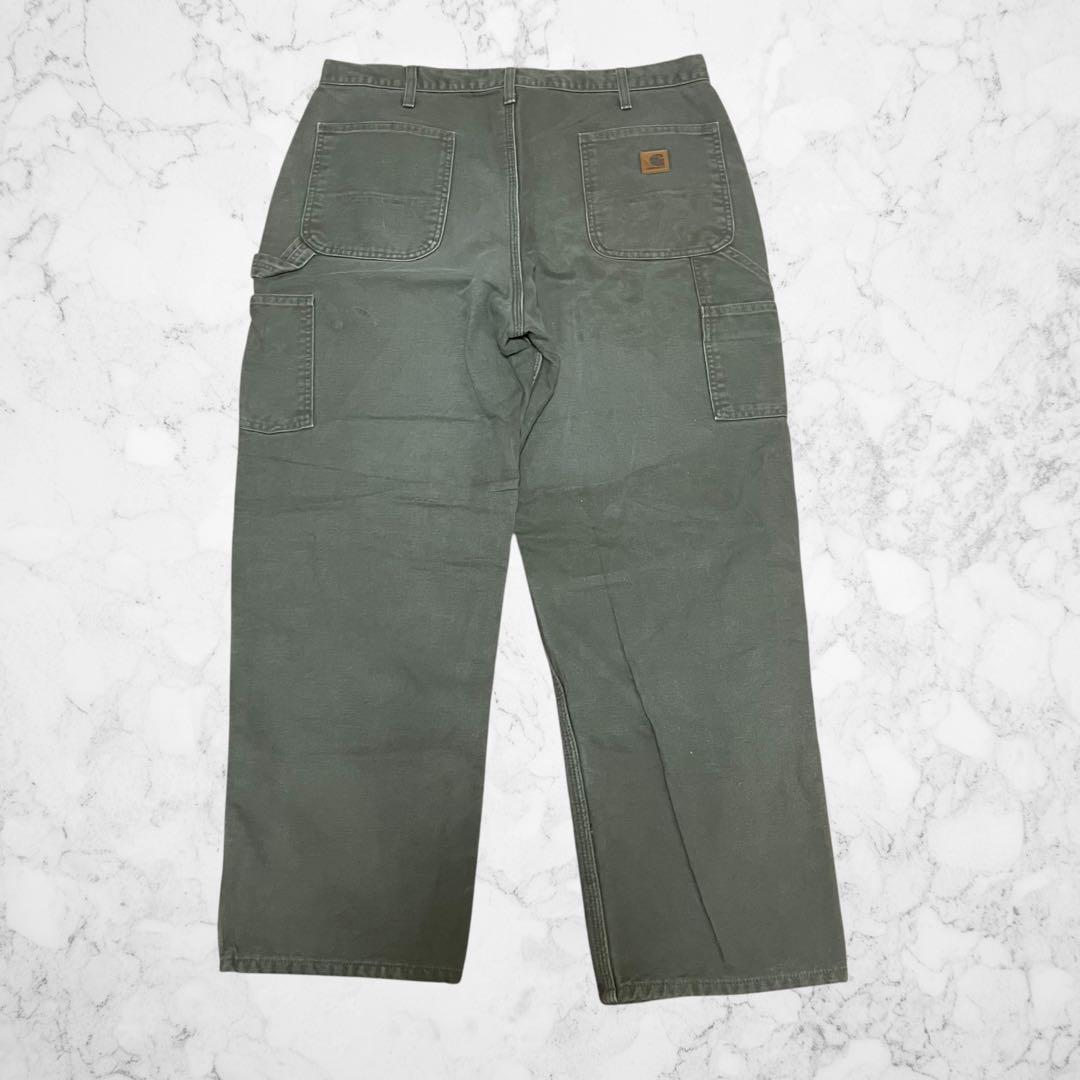 た*ち様 carhartt ダッグ　ペインターパンツ　チェックフランネル　モスグ