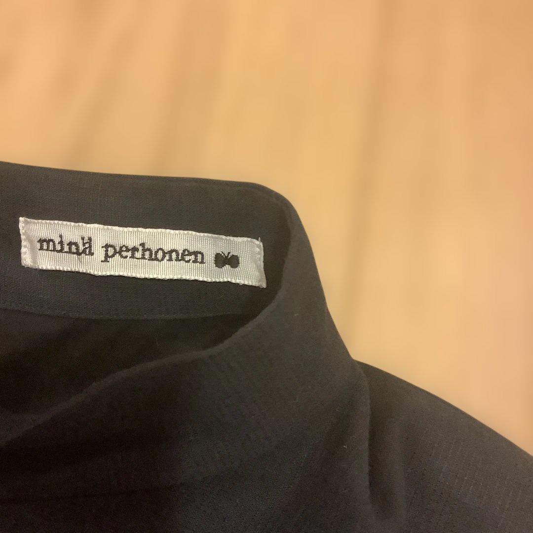 ミナペルホネン　長袖ワンピース アネモネ　タンバリン