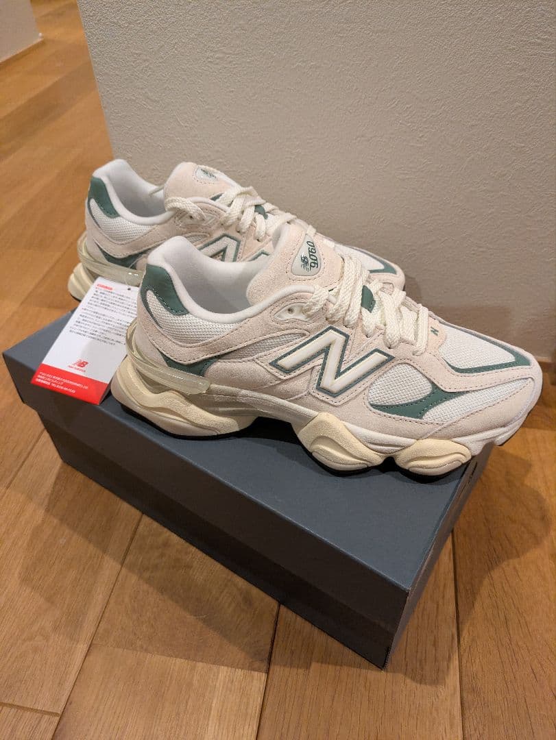 【新品】New Balance U9060EEI 23.5 グリーン