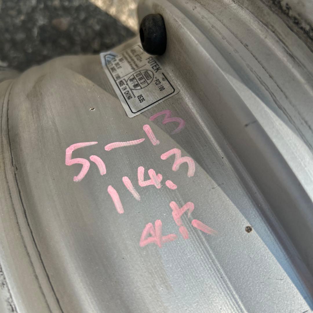 13インチ シルバー 6スポークホイール