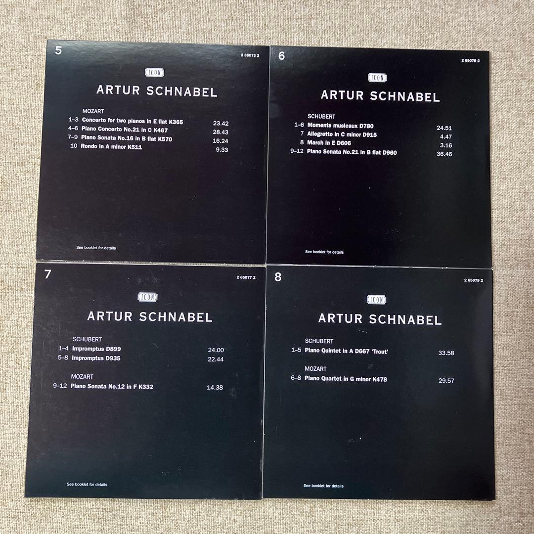 アルトゥール・シュナーベル／ＥＭＩレコーディングス（８ＣＤ）