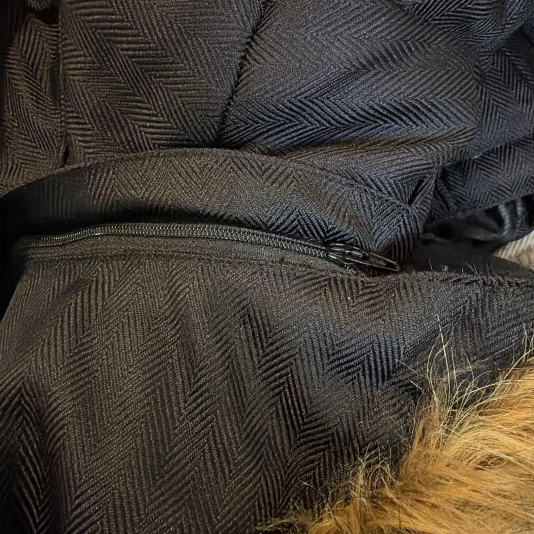 HYOD ファー、プロテクター付きジャケット　LLサイズ　黒