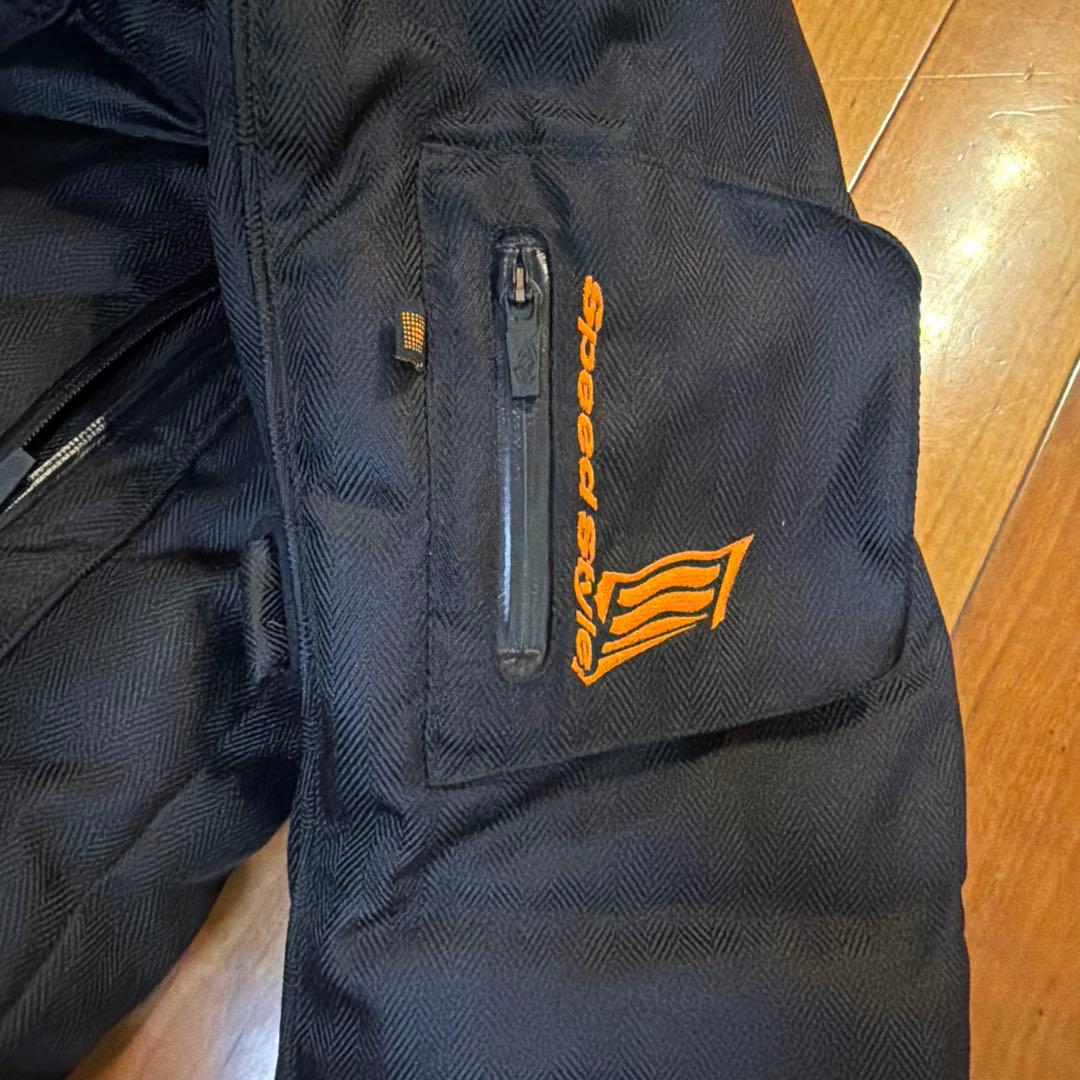 HYOD ファー、プロテクター付きジャケット　LLサイズ　黒