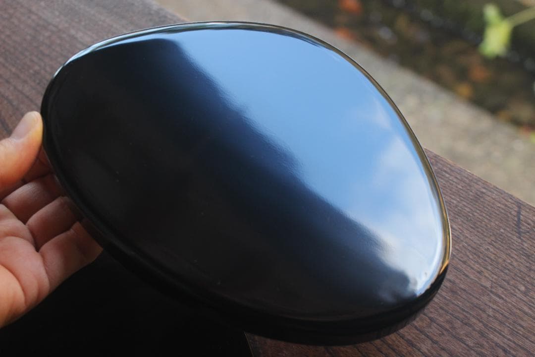 デッドストック！優美な秋草蒔絵の映える蛤形銘々皿5点（検輪島塗蒔絵皿小皿