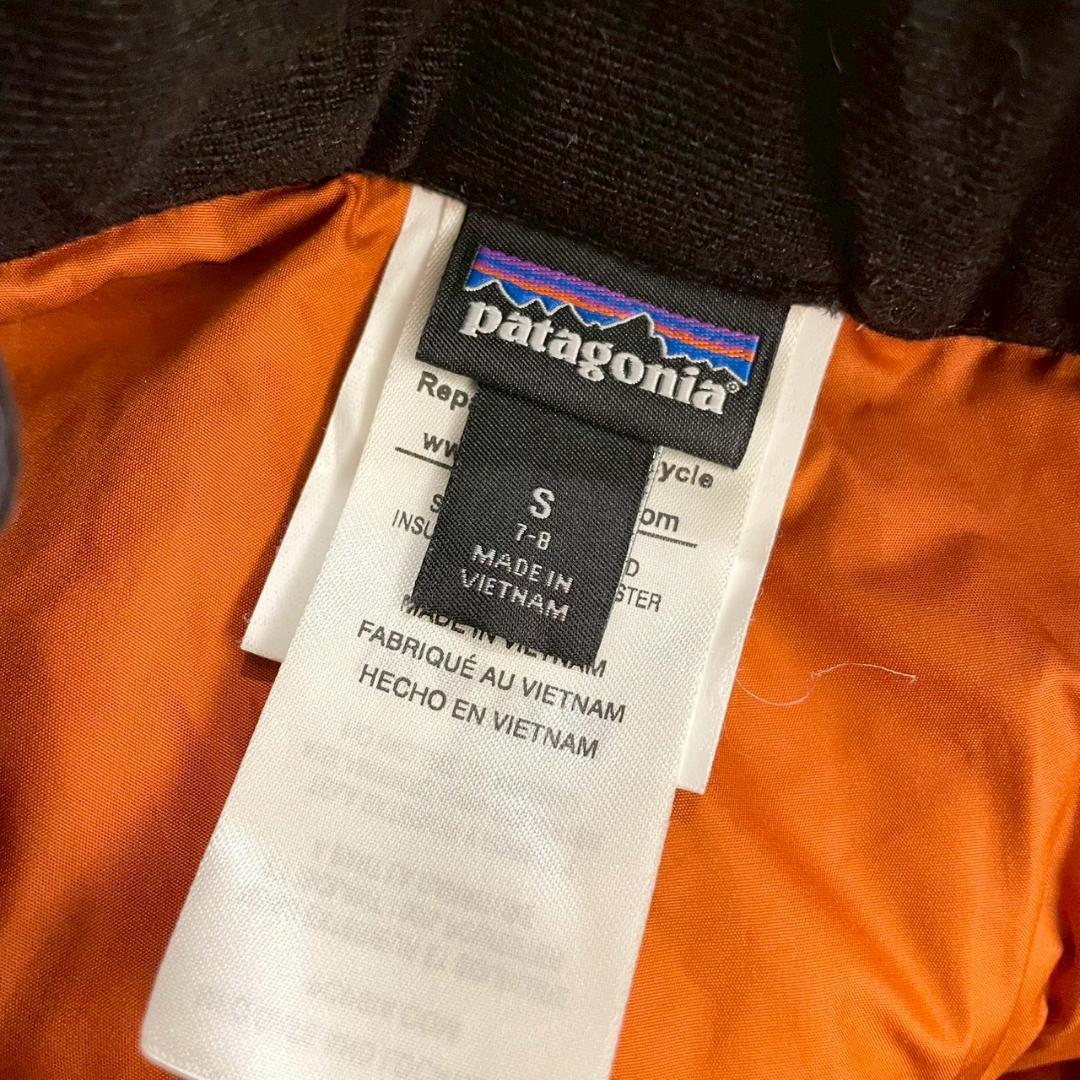 『patagonia』キッズスノーショットパンツ　スキーウェア　迷彩　130相当