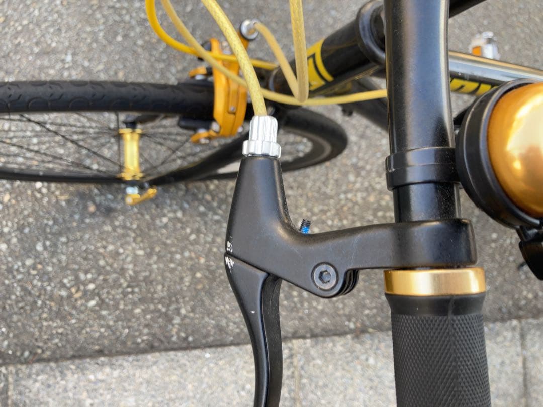 LIG MOVEクロスバイク黒/金 引き渡し限定 付属品あり 東京都世田谷区