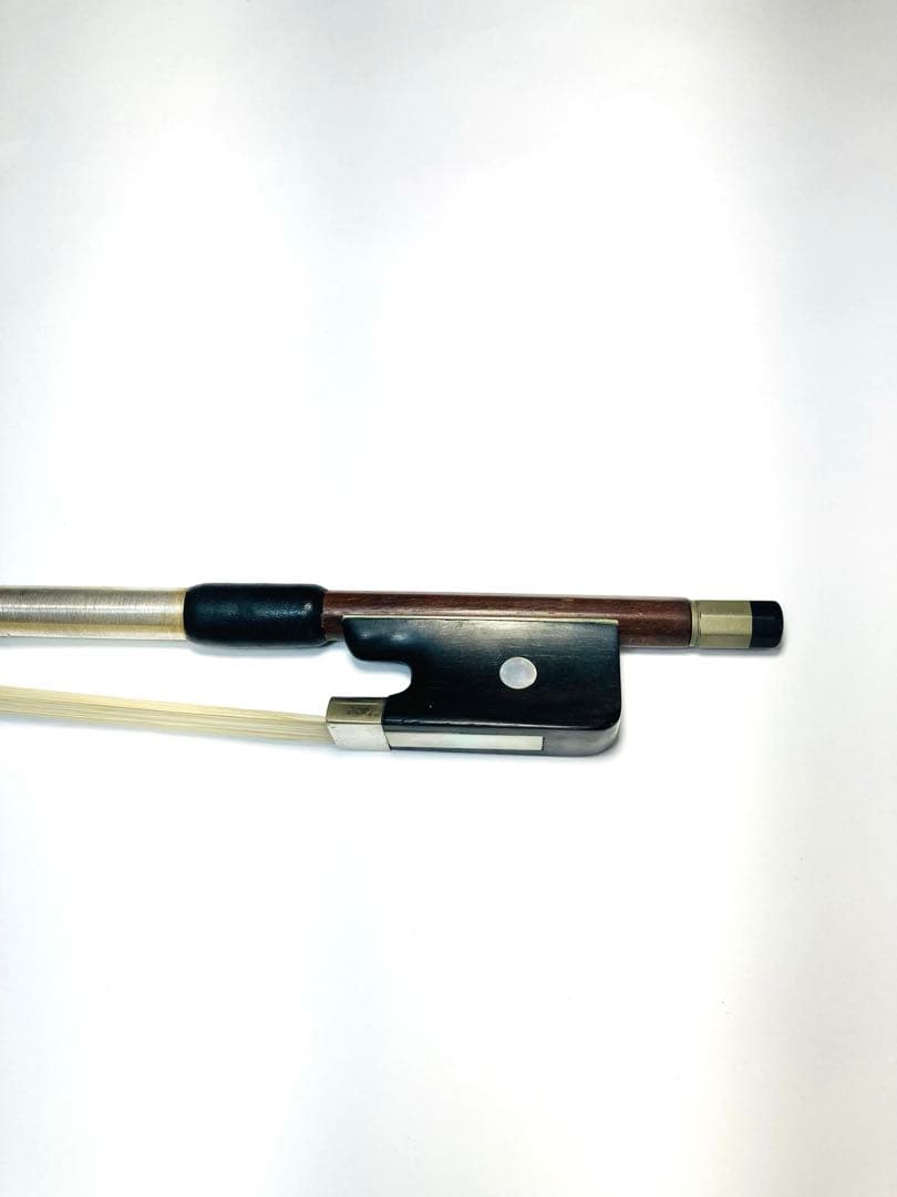 【スワンヘッド】チェロ弓　古弓　詳細不明 4/4