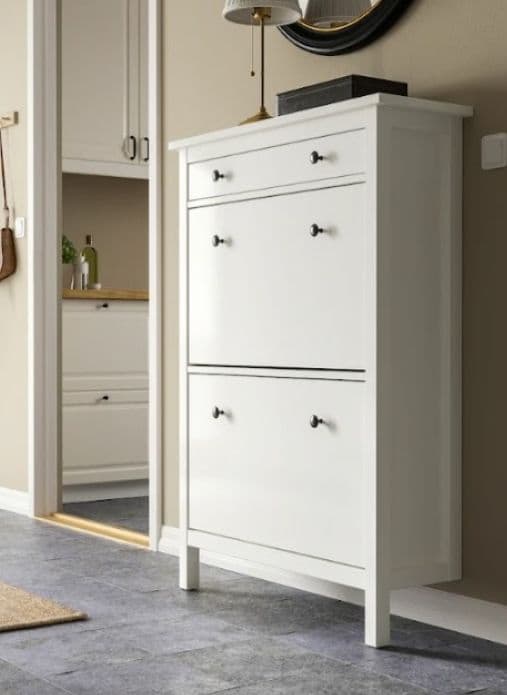 IKEA HEMNES ヘムネス シューズボックス２段