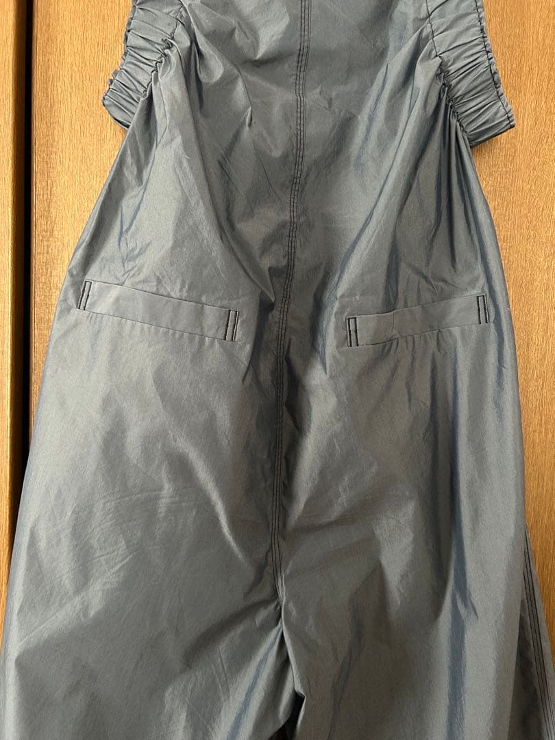 【TODAYFUL】　サイドギャザーコンビネゾ | インディゴ | 36inch