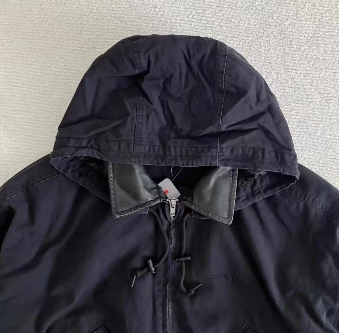 Supreme フード付きジャケット 黒