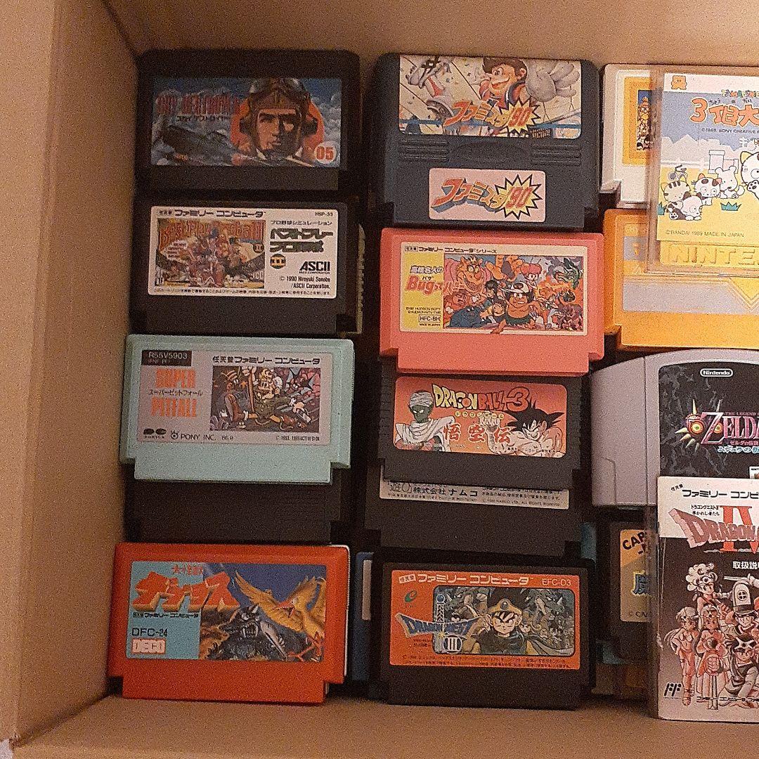 ファミコンカセットまとめ売り　おまけ取説付き