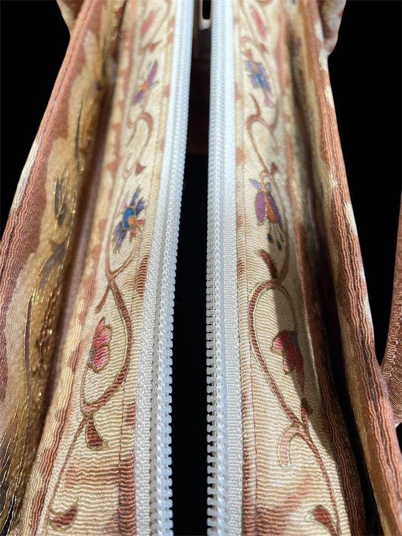 サ*バ様 □岡重　京都OKAJIMA 利休バッグ　正絹　和装　友禅　お茶席