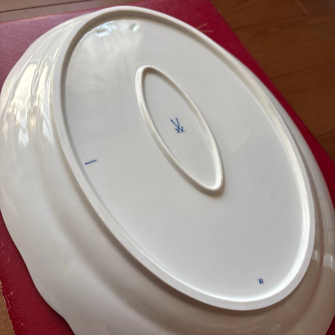 ◾️未使用品◾️マイセン Meissen ブルーオニオン オーバル大皿