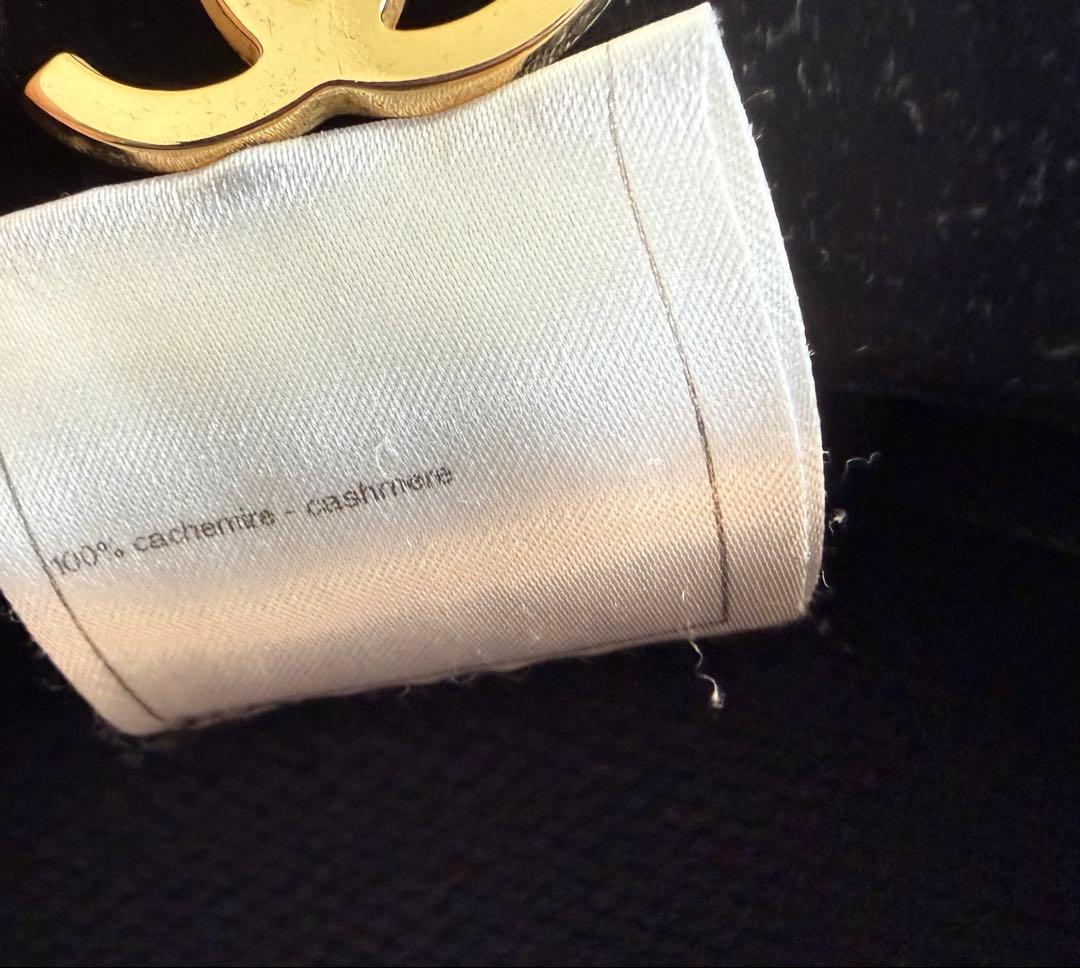 シャネル　完売人気　チュニックセーター　カシミア　濃紺　36