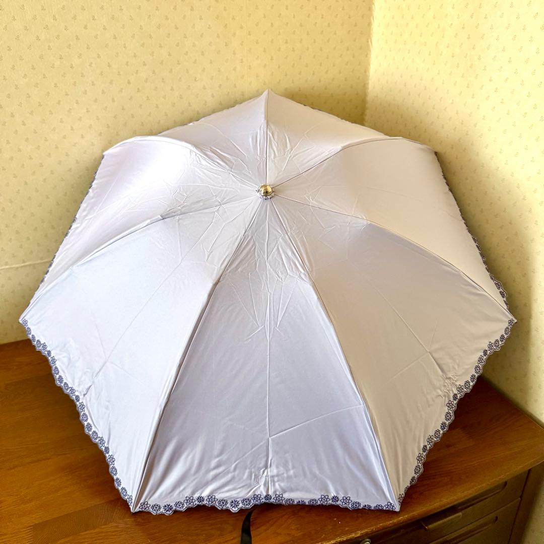 ★新品★ランバンコレクション　晴雨兼用　折りたたみ　日傘　１級遮光　開きやすい