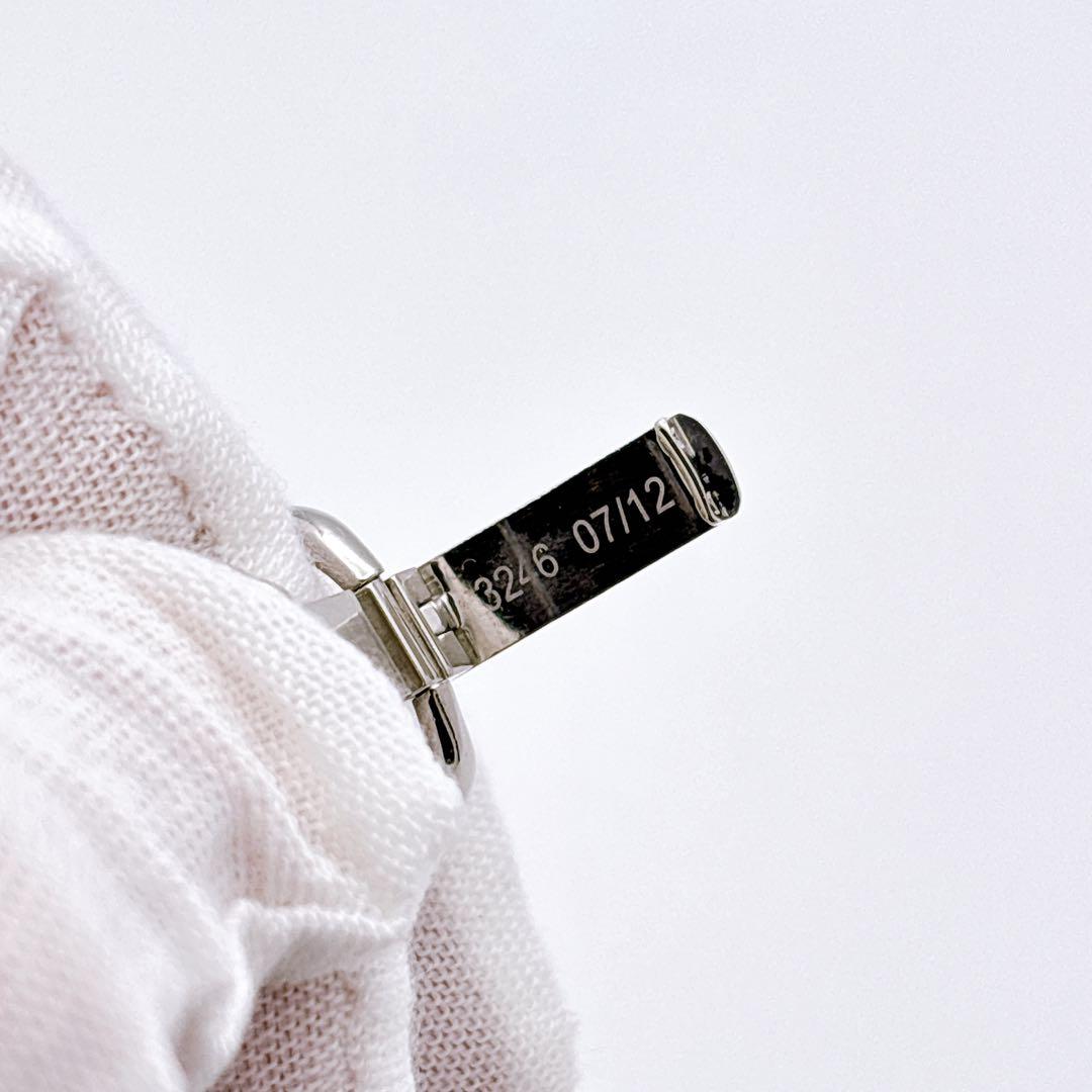 【美品・電池新品】GUCCI 128.5 GG ピンク シェル スクエア 腕時計