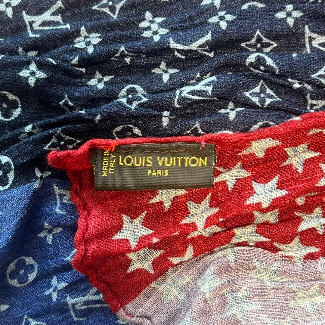 LOUIS VUITTONルイヴィトン ストール スターズ トゥルコワーズ