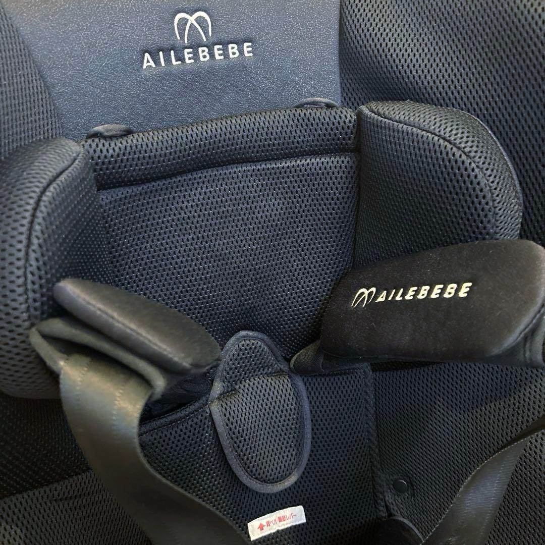 チャイルドシート　エールベベ・クルット6i　グランス　ブラック　ISOFIX