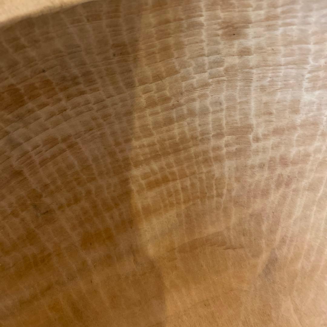 信州秋山郷　こね鉢　木鉢　蕎麦　うどんこね鉢　栃の木　手彫り　くり抜き　42cm