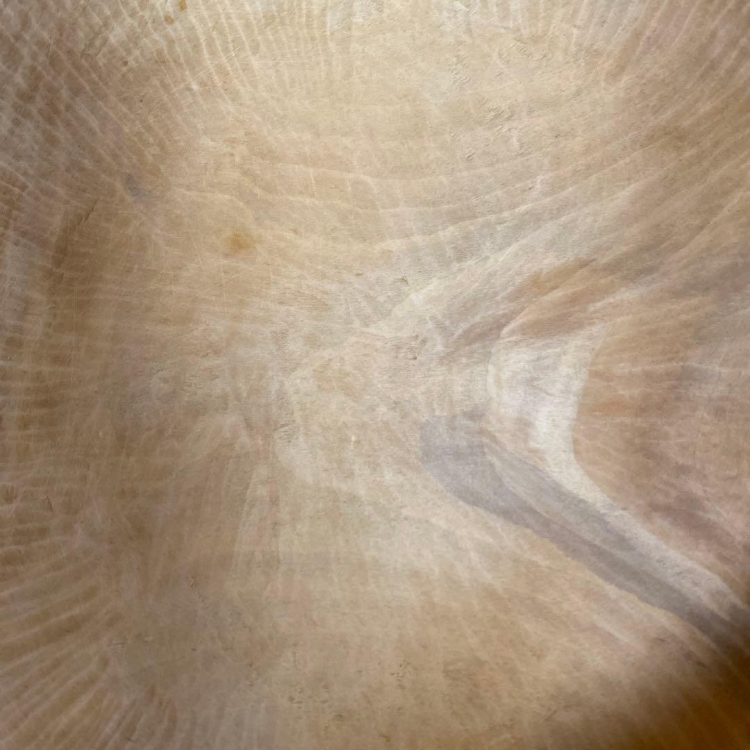 信州秋山郷　こね鉢　木鉢　蕎麦　うどんこね鉢　栃の木　手彫り　くり抜き　42cm