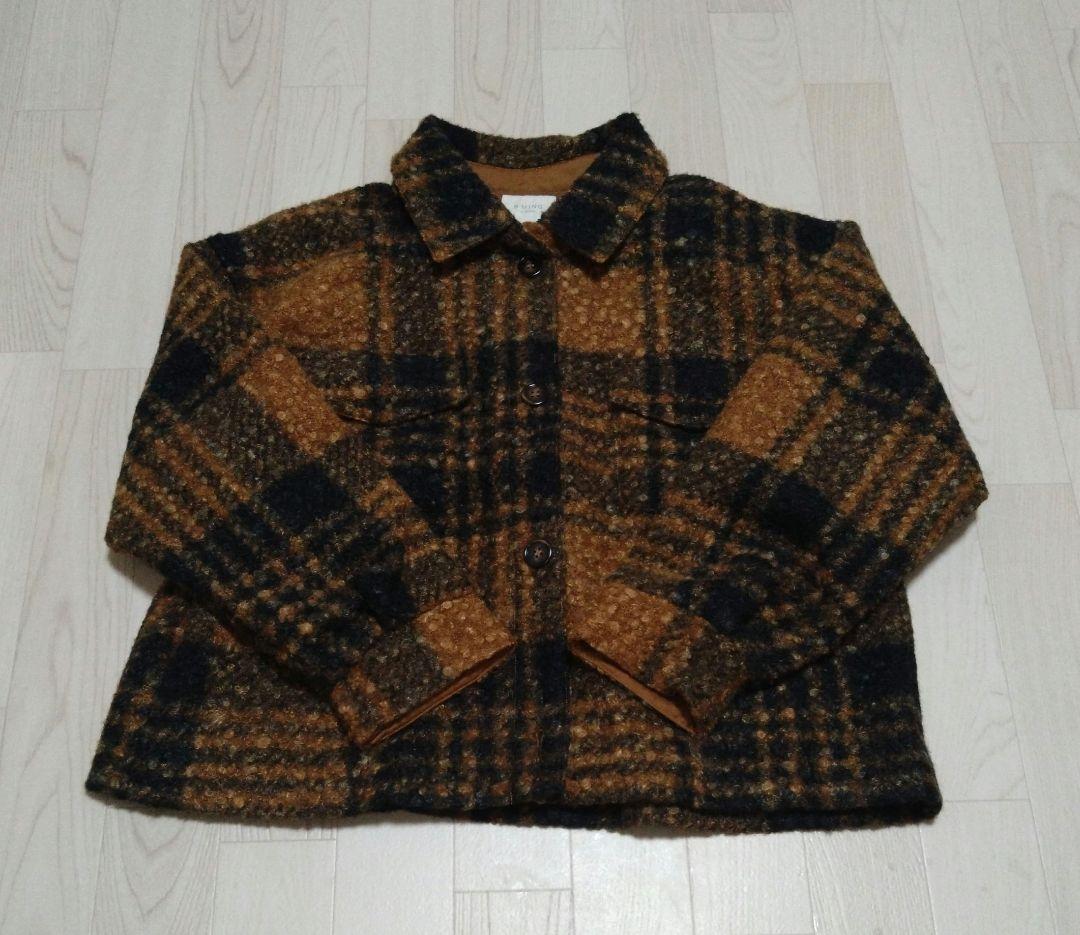 BEAMS　チェック CPO ブルゾン