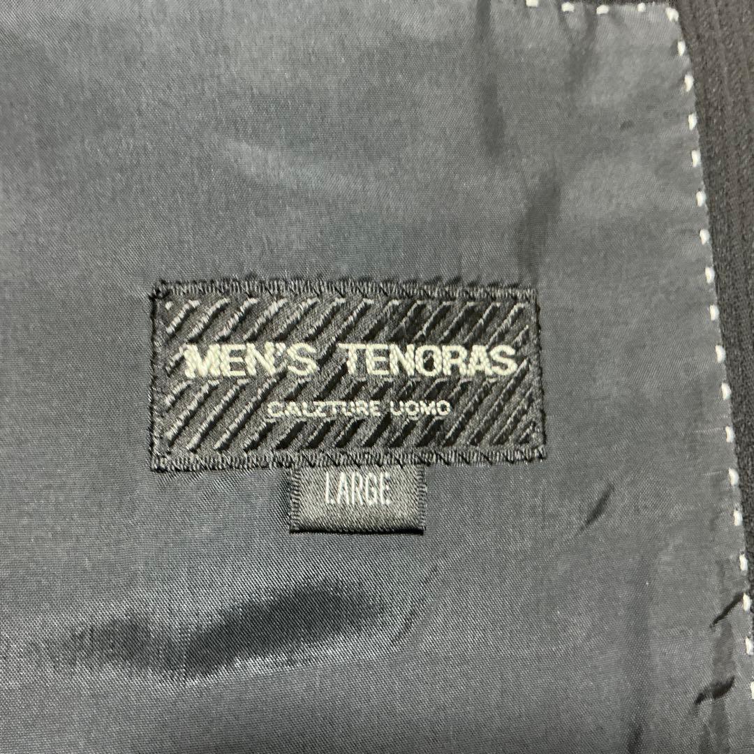 もぐ様ご予約品 メンズティノラス 3ピースウールセットアップスーツ ストライプL