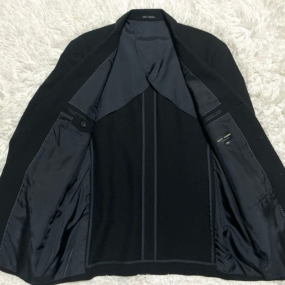 もぐ様ご予約品 メンズティノラス 3ピースウールセットアップスーツ ストライプL