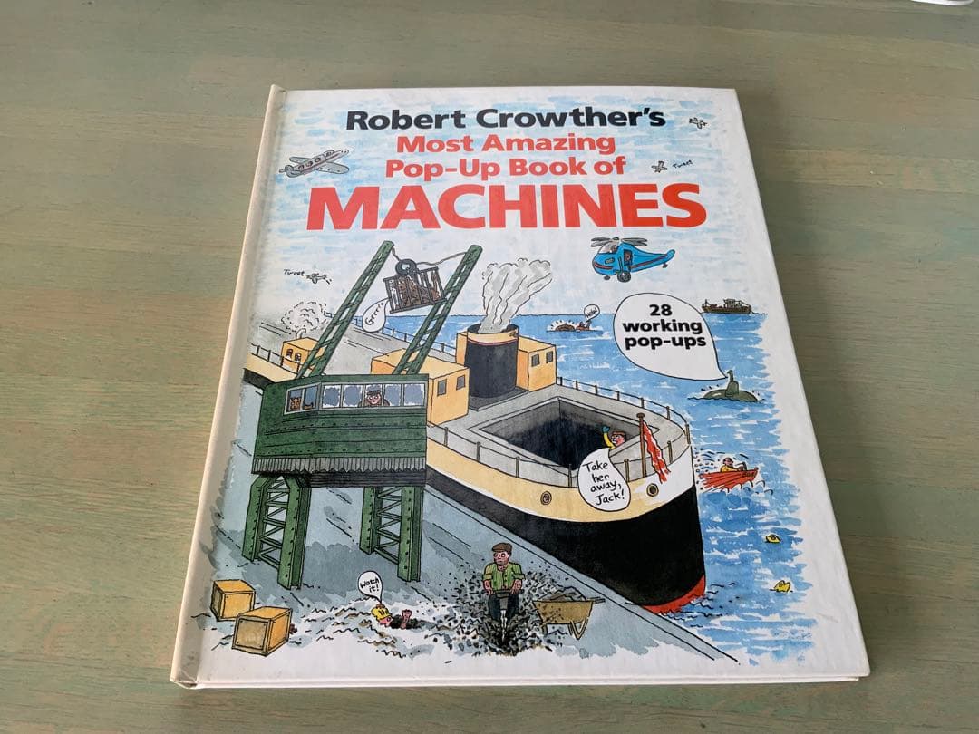 とびだす絵本amazing pop up book of machines