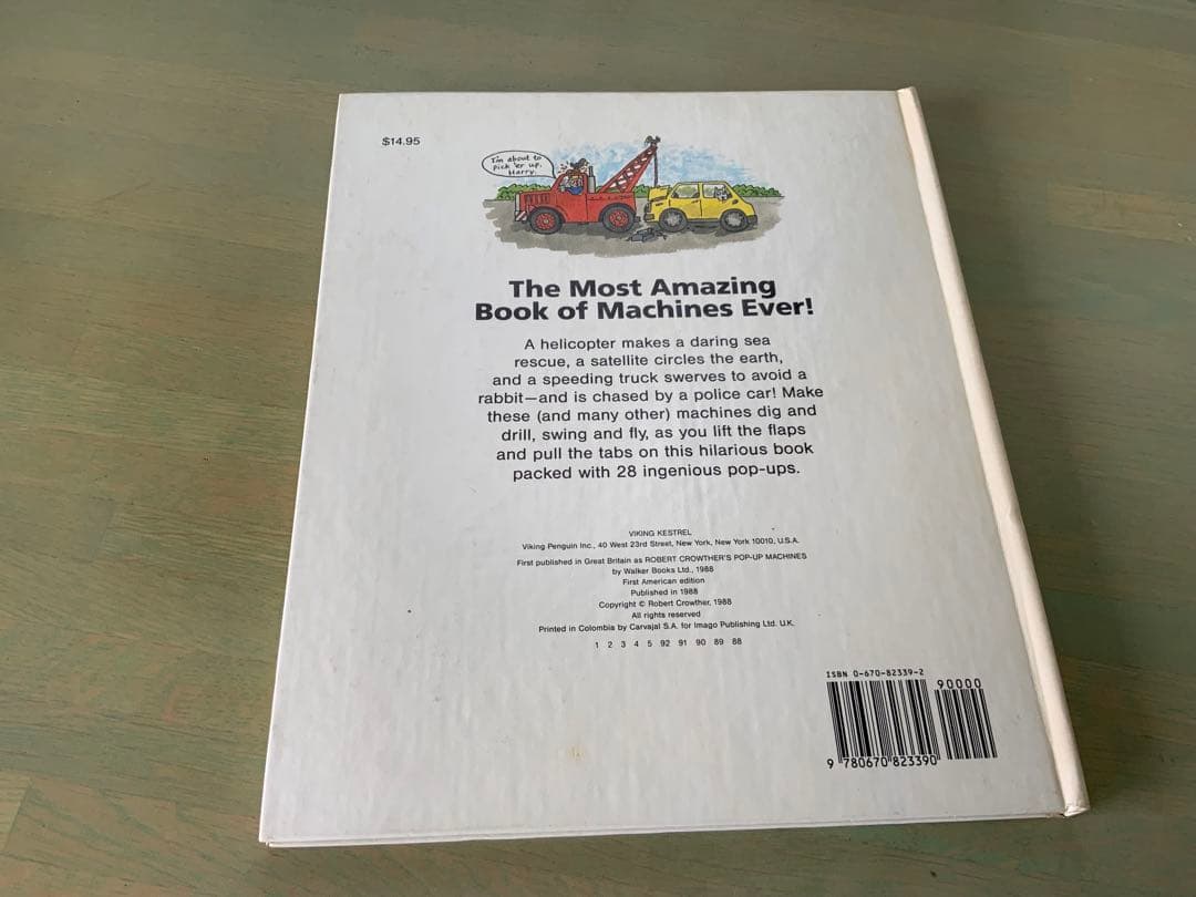 とびだす絵本amazing pop up book of machines