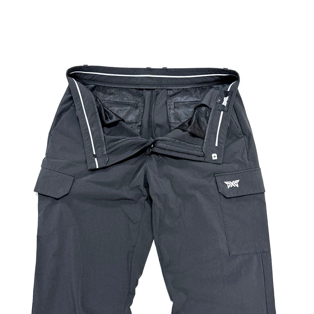 PXG ゴルフ　ロングパンツ　L ブラック　カーゴパンツ　春夏　メンズ