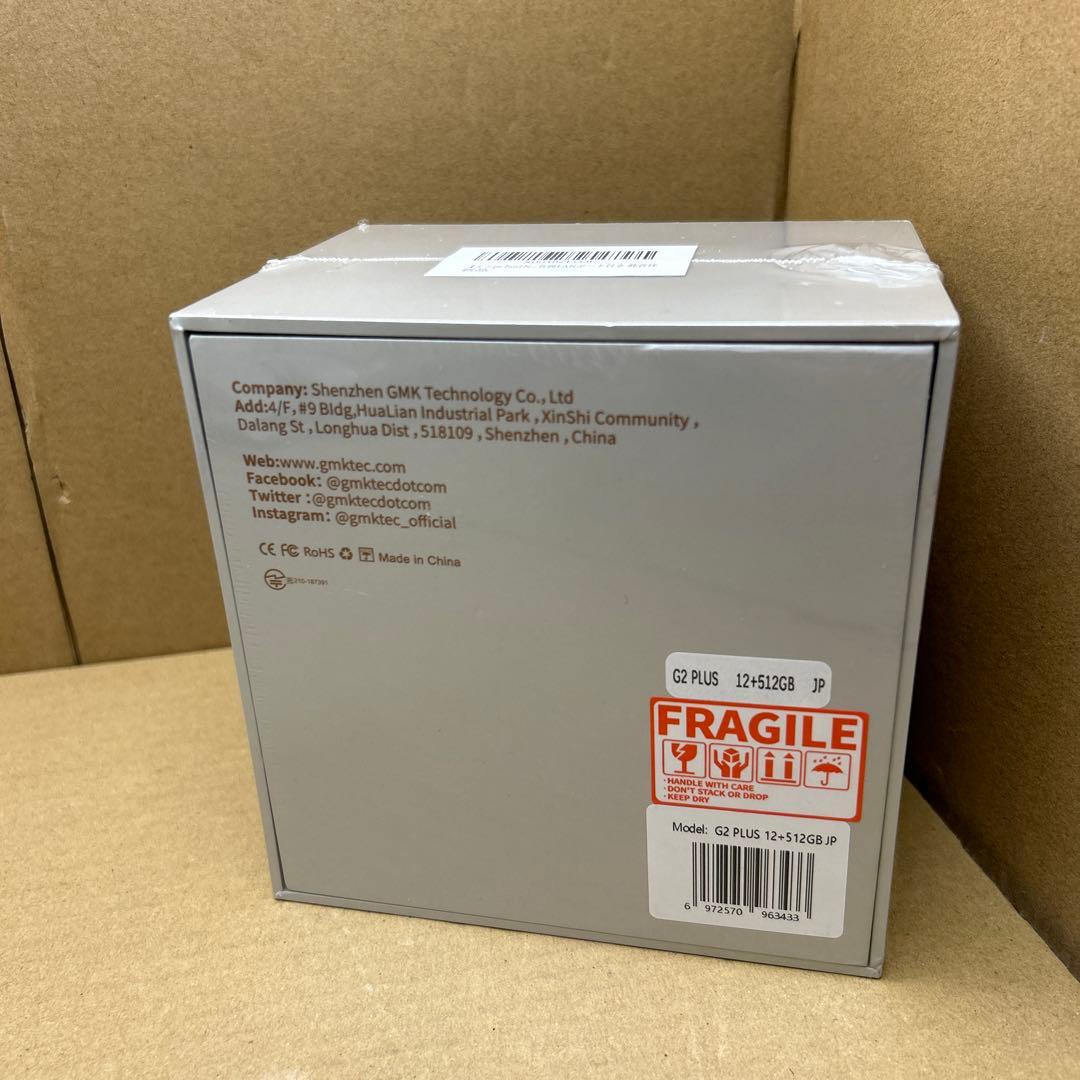 GMKtec ミニpc g2plus 12+512GB JP