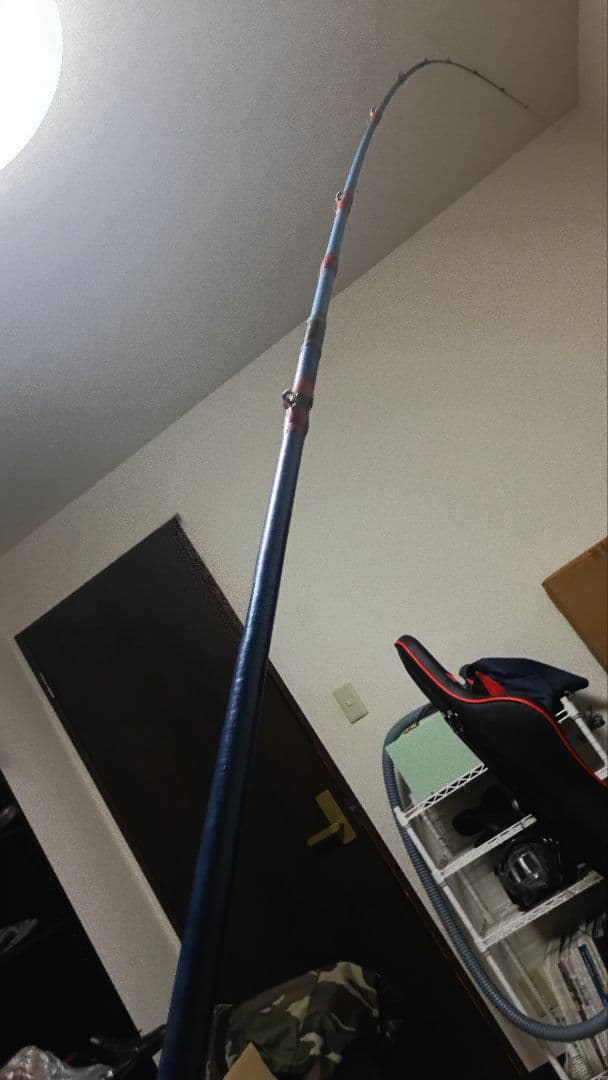 NFTスーパーボロン極翔石鯛525！4本継ぎ石鯛竿改造品