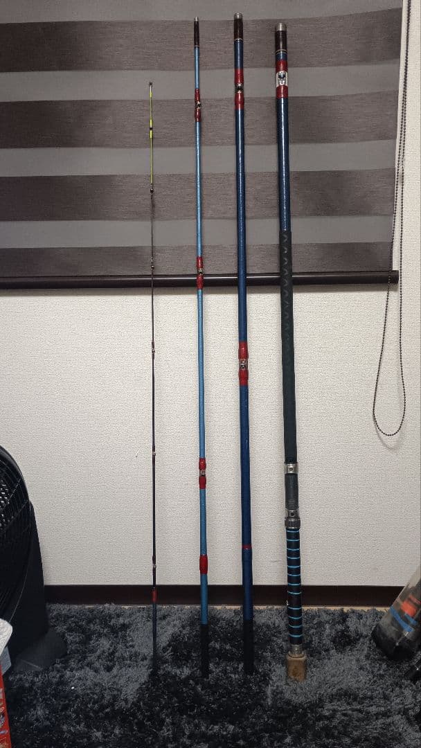 NFTスーパーボロン極翔石鯛525！4本継ぎ石鯛竿改造品