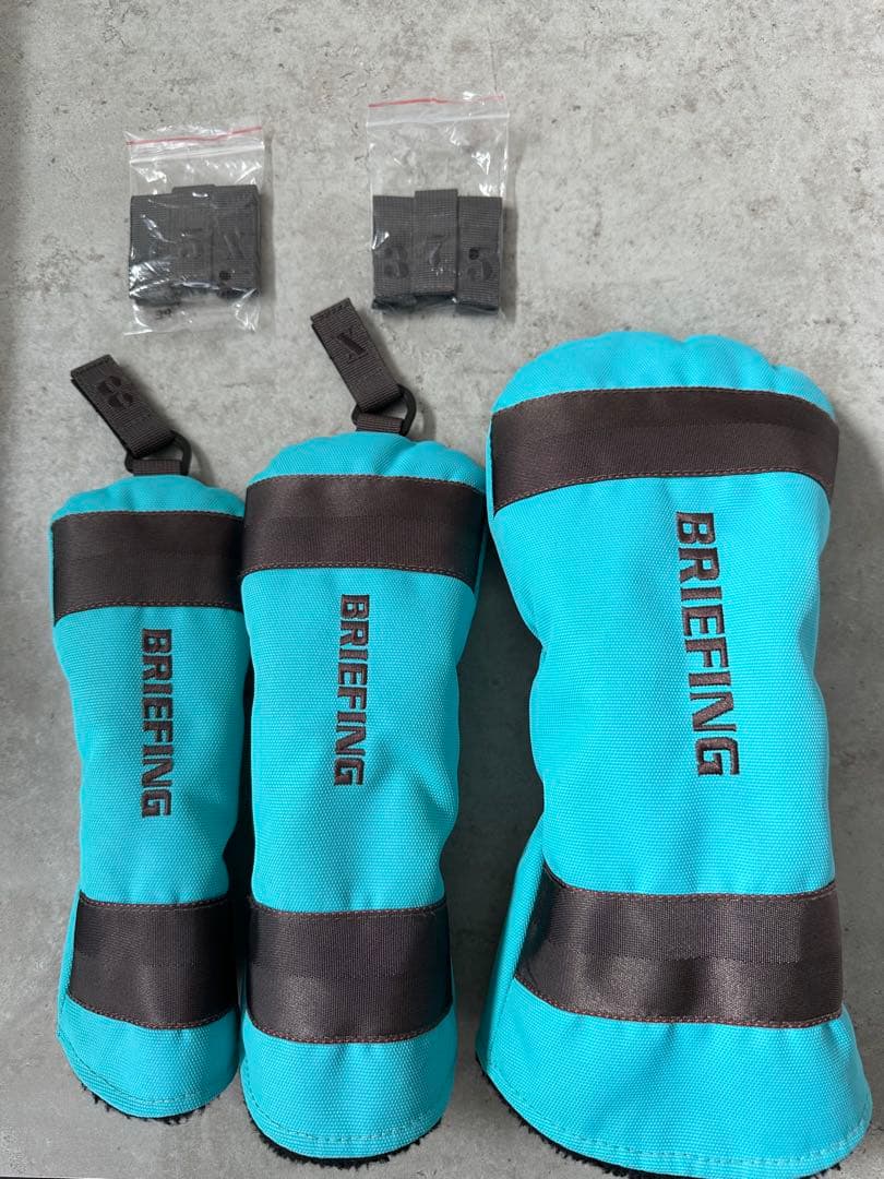 【希少！数量限定品】★ブリーフィング★ミントブルー★ヘッドカバー３個付き★