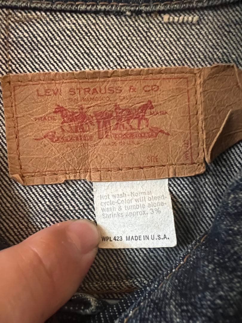 カ*ス様 ＊ Levi's リーバイス 70505 4th 70's ケアタグ
