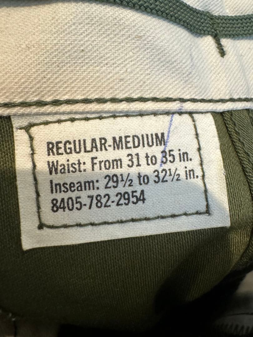 デッドストック　1968年　アメリカ軍実物M65 M-R 60s初期アルミジップ