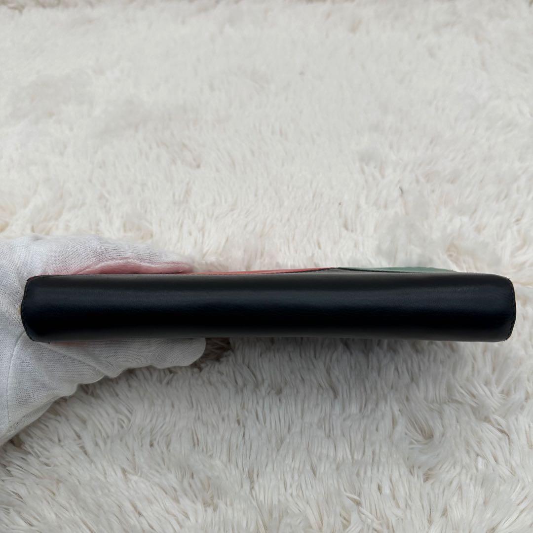 美品✨ロエベ　長財布　ラウンドジップ　パズル　アナグラム　マルチカラー　レザー