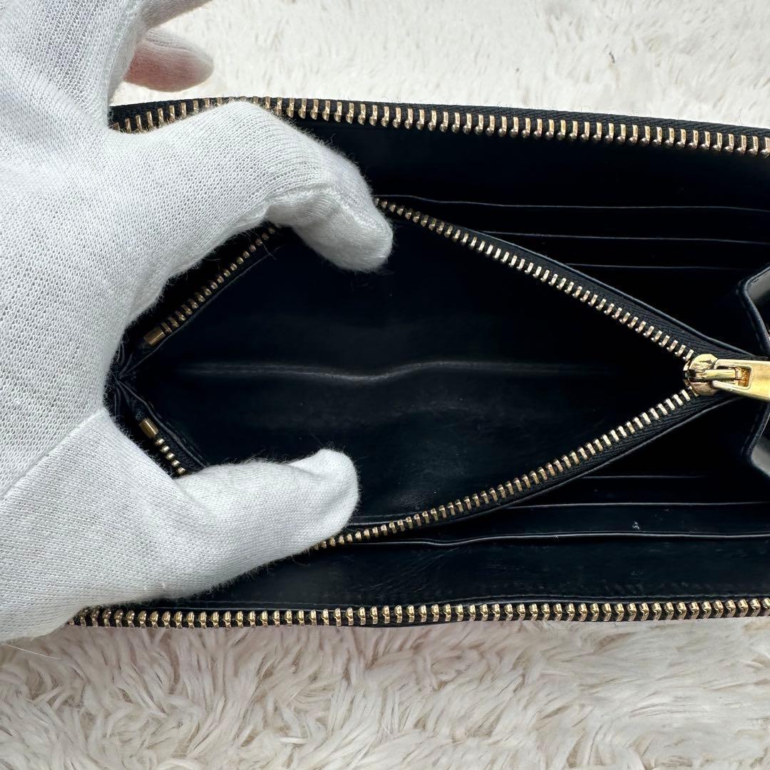 美品✨ロエベ　長財布　ラウンドジップ　パズル　アナグラム　マルチカラー　レザー