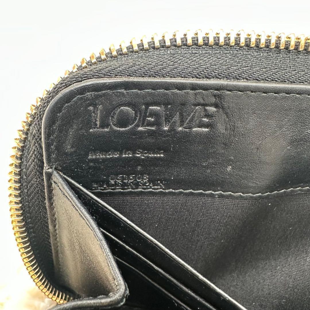 美品✨ロエベ　長財布　ラウンドジップ　パズル　アナグラム　マルチカラー　レザー