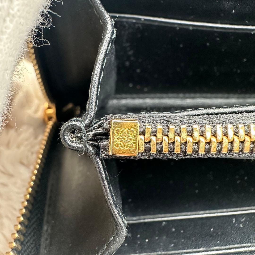 美品✨ロエベ　長財布　ラウンドジップ　パズル　アナグラム　マルチカラー　レザー