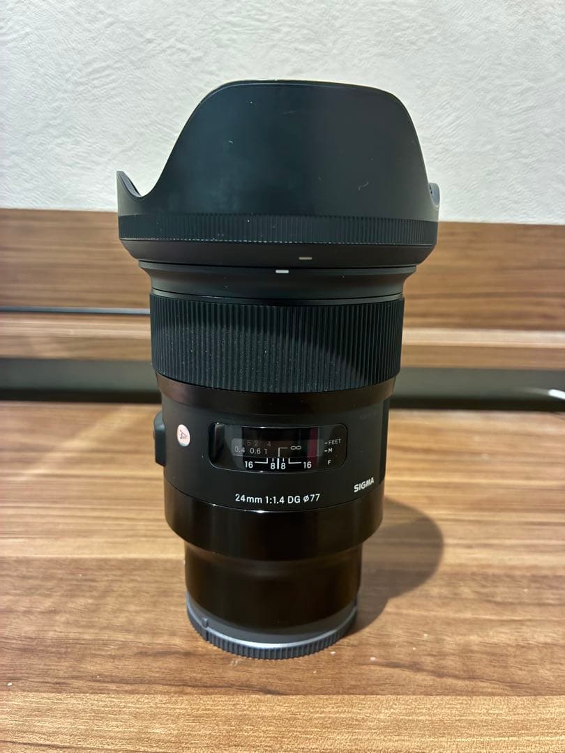 【美品】Sigma 24mm F1.4 DG Artレンズ ソニーEマウント