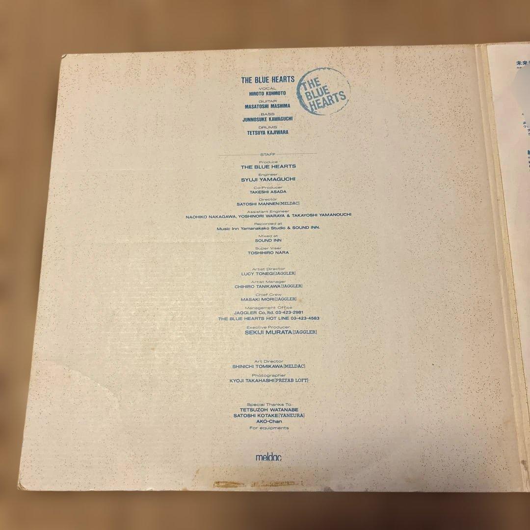 THE BLUE HEARTS ザ•ブルーハーツ 1st オリジナル盤 レコード