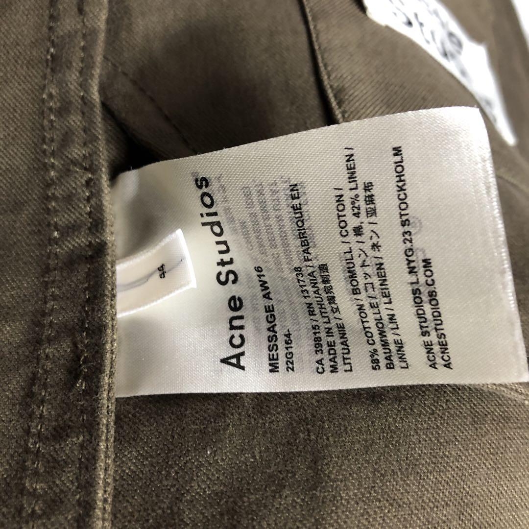 【極美品】MESSAGE 16AWアクネストゥディオス アイレットトリムコート