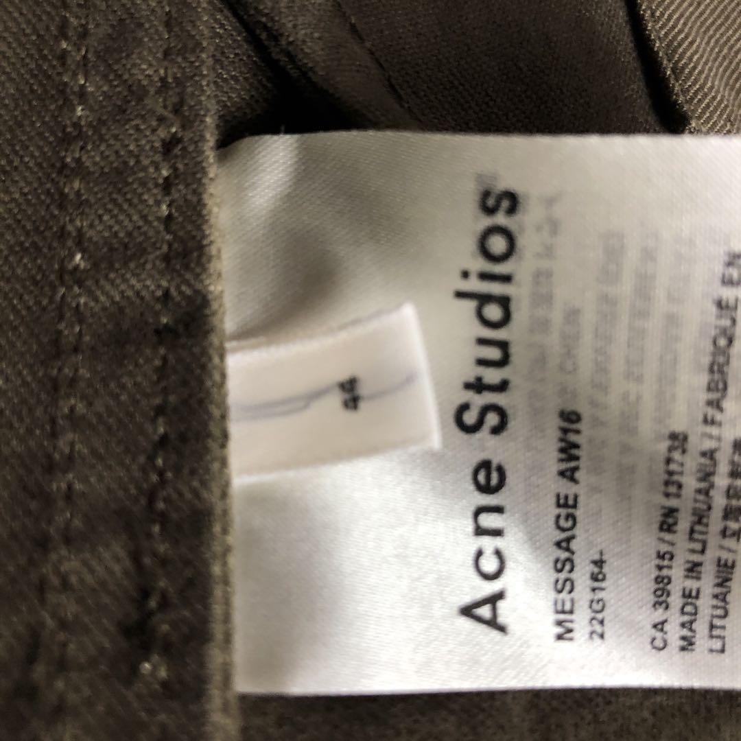 【極美品】MESSAGE 16AWアクネストゥディオス アイレットトリムコート